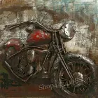 Алмазная 5d картина MHD сделай сам, картина с мотивом мотоцикла, пейзаж, полноразмерная 3d вышивка, стразы, набор для украшения дома