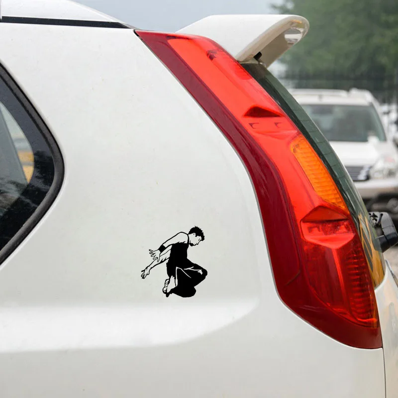 

QYPF 12.5*13.5 Fashion Sport Parkour Graphic Decor Car Modelling Sticker Personalized Silhouette C16-2250