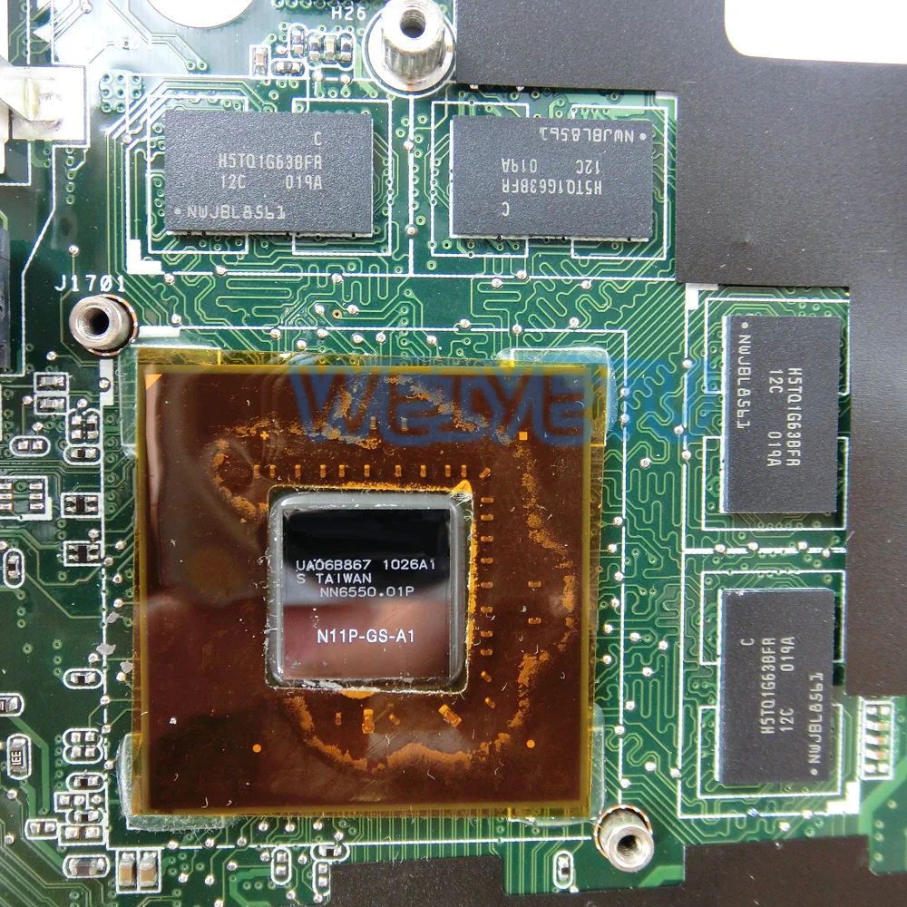N43JF HM55 GT 425M 1G N11E-GS-A1 Motherboard for ASUS N43JQ N43J N43JM Laptop Mainboard GT425M 1GB 100% Tested |