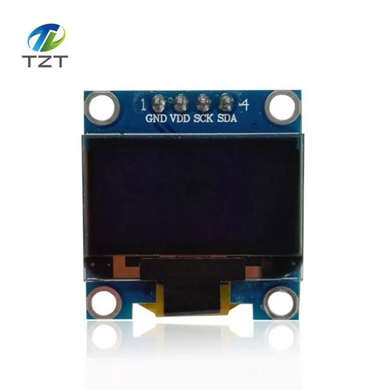 0 96 дюймовый IIC Серийный желтый синий oled дисплей модуль 128X64 I2C SSD1306 12864 плата с ЖК