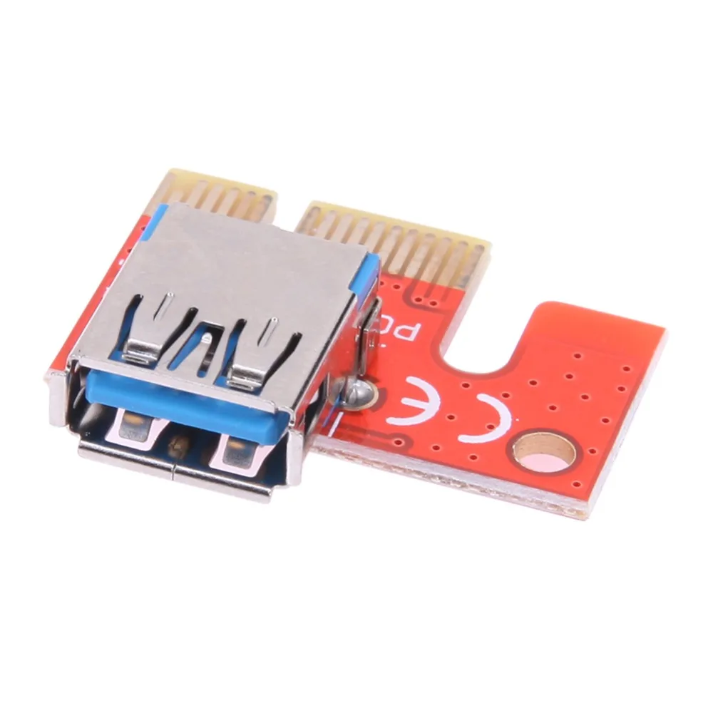 60 см PCEI64P N03 007S PCI E Riser Card Express 1X 16X USB 3 0 плата адаптера Удлинительный кабель провод