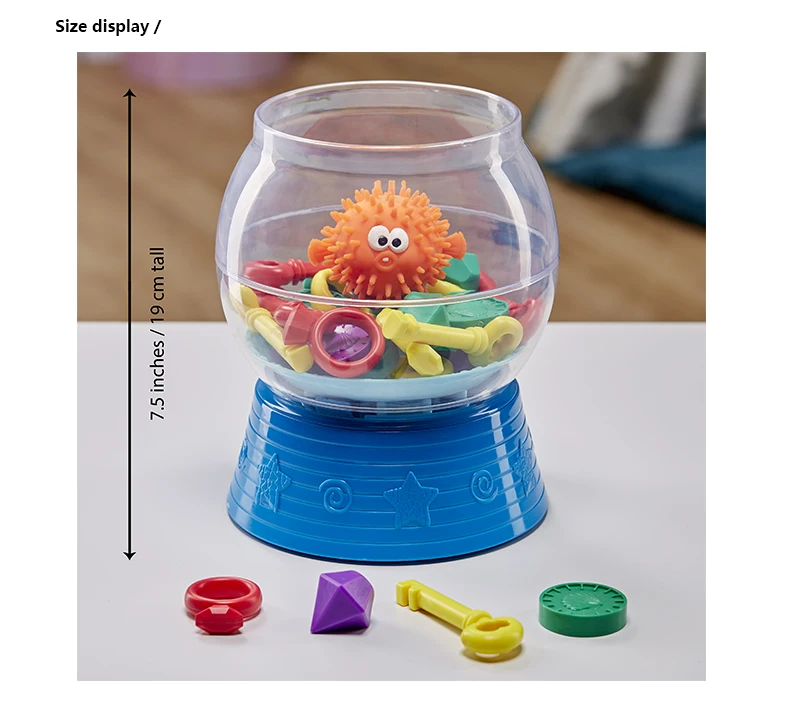 Hasbro Blowfish Blowup игра для детей в возрасте 4 лет и выше хорошо для детей, чтобы узнать и играть помочь улучшить сотрудничество способность дошкольного