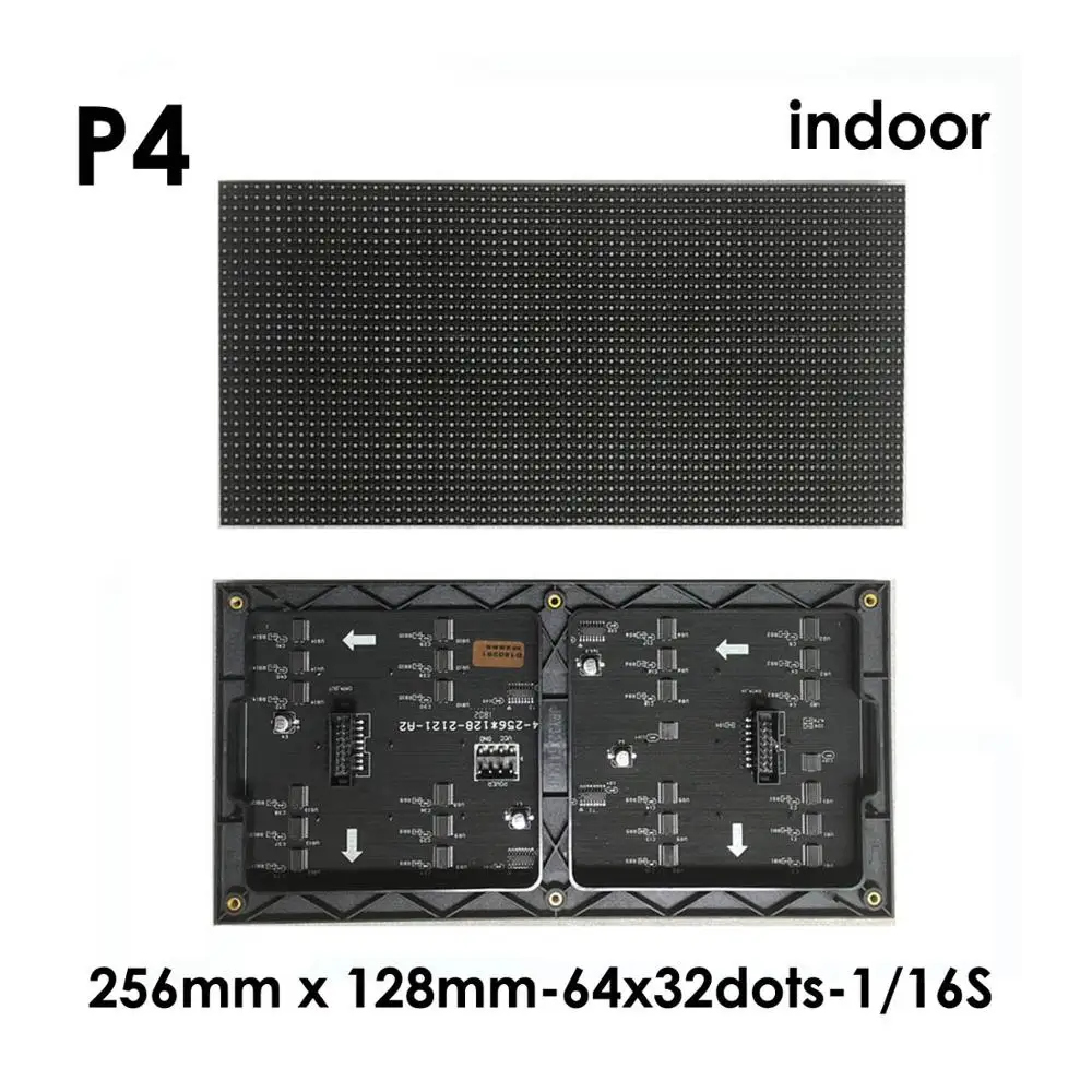 Наименьшая цена самая дешевая rgb модуль светодиодной матрицы p4 128 мм x 256