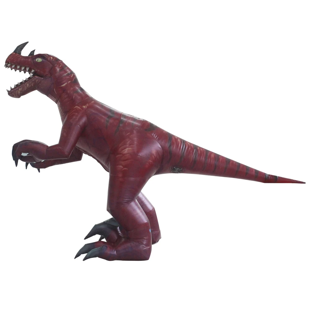 Надувной костюм для взрослых Динозавр T REX костюмы выдувное нарядное платье