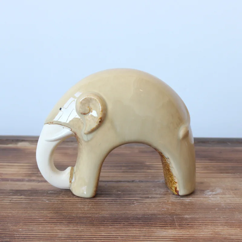 2 шт. украшения для дома Elephont новая печь керамика матери и ребенка ручная работа