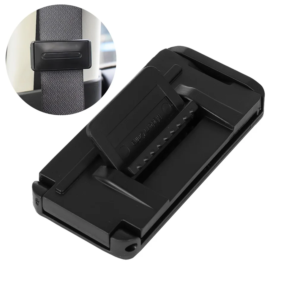 2 Pcs Auto Car Seat Belt Safety Adjuster Clips Stopper Buckle Improves Comfort Belts &amp Padding Interior Accessories | Автомобили и