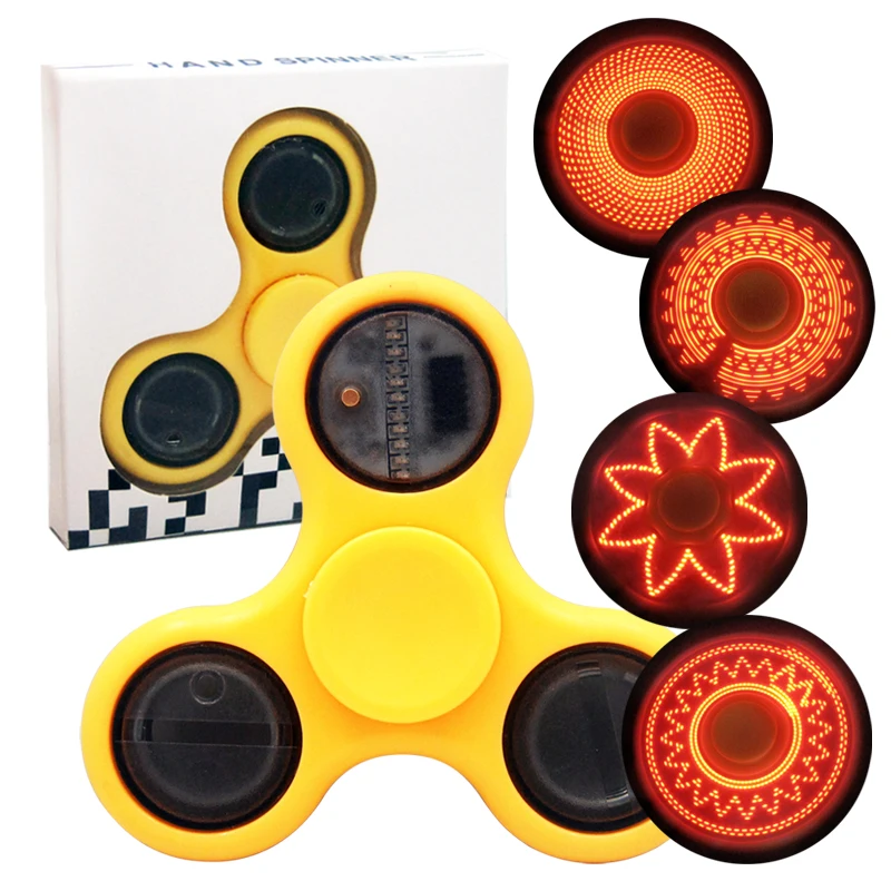 спинер 11 различных моделей свет Непоседа счетчик палец пластиковые EDC руки Spinner