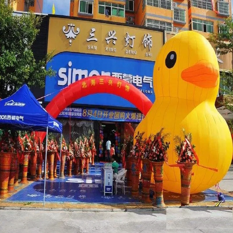 inflatable yellow duck rubber use for open business Commercial activity exhibition Christmas outdoor advertisin (3 M ) | Игрушки и хобби