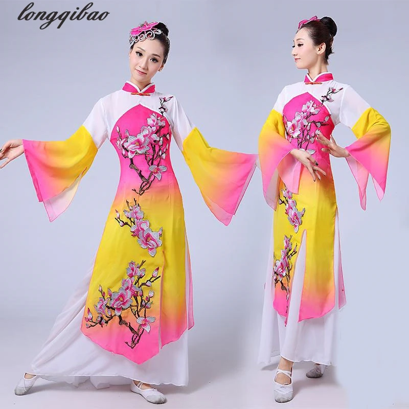 Женские Новые фанатские танцевальные костюмы открытые сценические классические