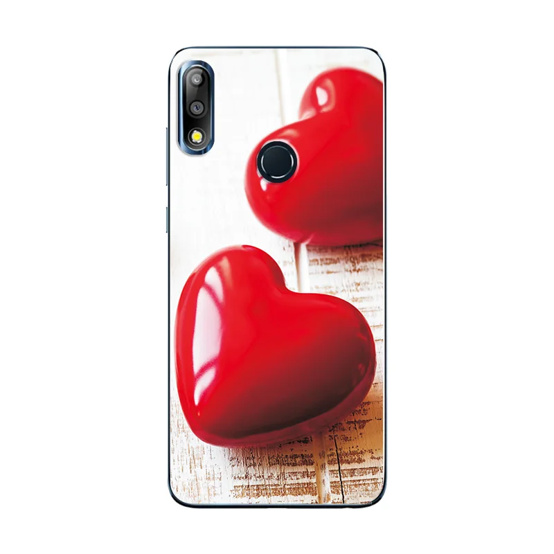 W73 Милый модный чехол для телефона Zenfone Max M2 ZB633KL Animal Love Heart задняя крышка для Zenfone Max Pro M2 ZB631KL чехол-бампер - Цвет: W73