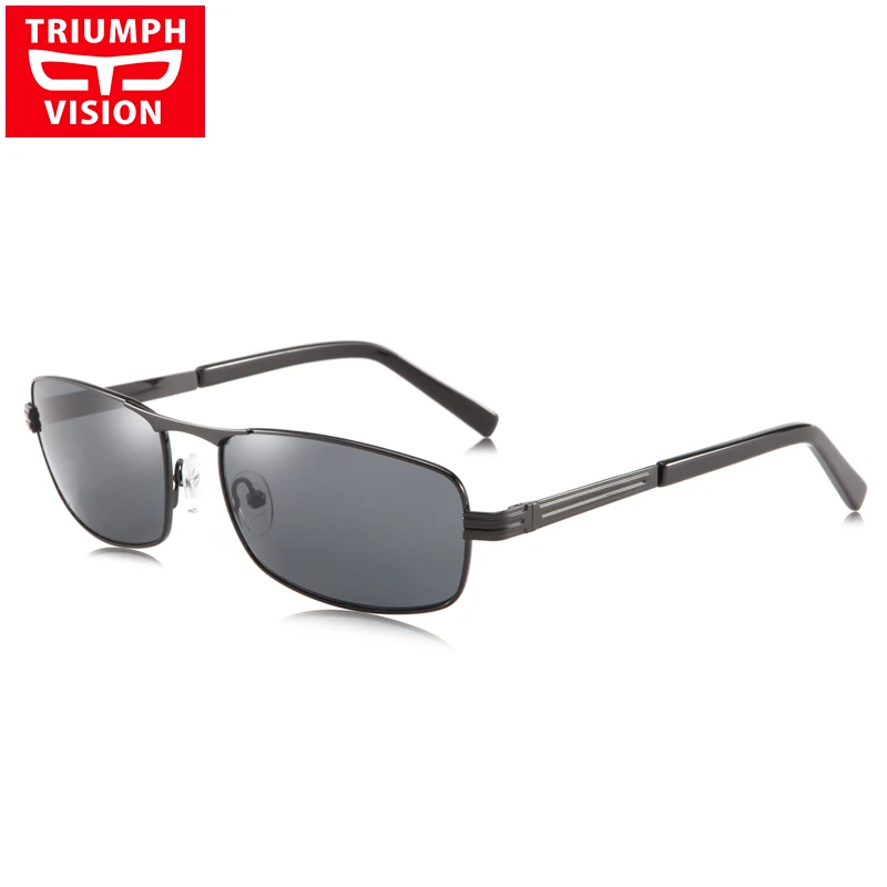 Мужские солнцезащитные очки TRIUMPH VISION квадратные для близорукости по рецепту