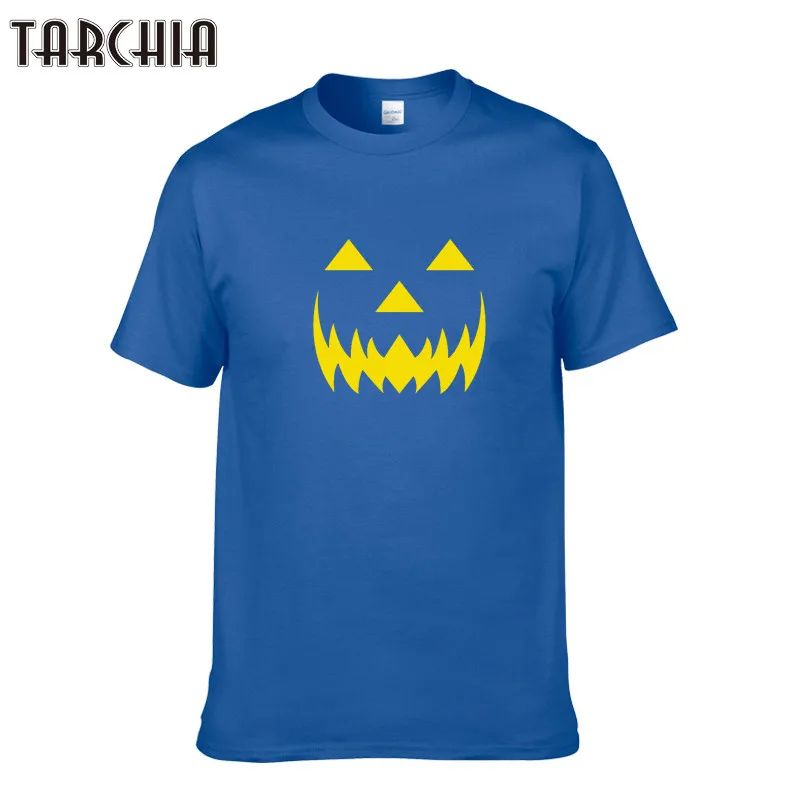 

Футболка TARCHIA мужская с принтом монстра, повседневная тенниска из 100% хлопка, майка с коротким рукавом для фитнеса, лето
