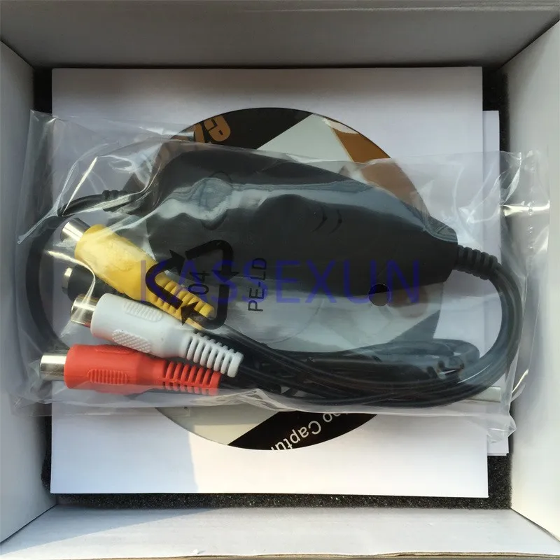 Кабель для видеосъемки с ключом любой аналоговой RCA входа на ПК работает Windows 7 8 10