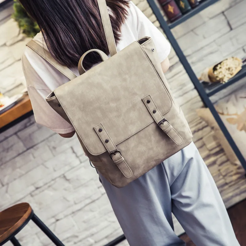 Женский рюкзак большие школьные сумки для девочек подростков винтажный из