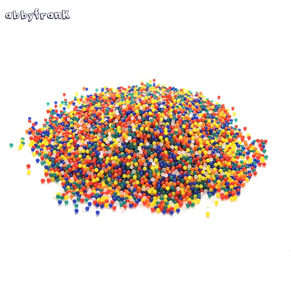 Abbyfrank 5000 Pcs Color Soft Crystal Bullet Water Gun Paintball Orbeez Toy Arma Arme Bibulous Air Pisol Toys for Kid | Игрушки и хобби