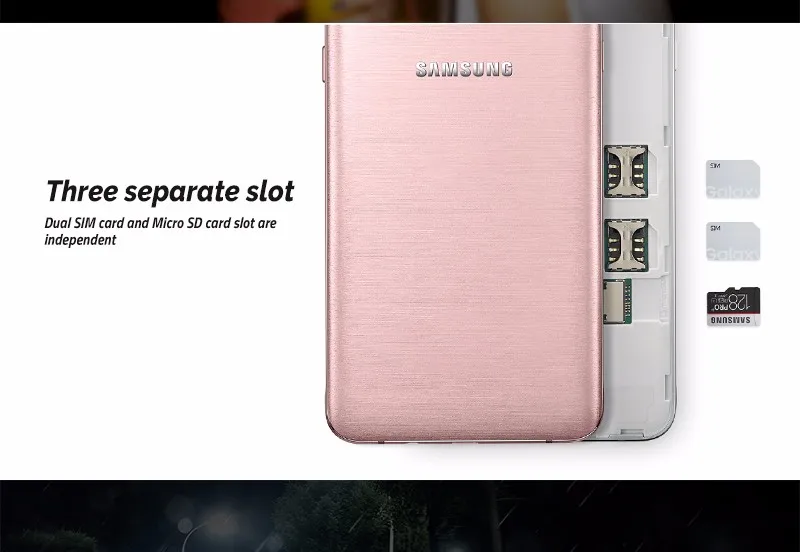 J7(6) samsung Galaxy J7() J7108 две sim-карты LTE мобильный телефон Восьмиядерный 5,5 дюймов 16 Гб rom 3 Гб ram разблокированный смартфон