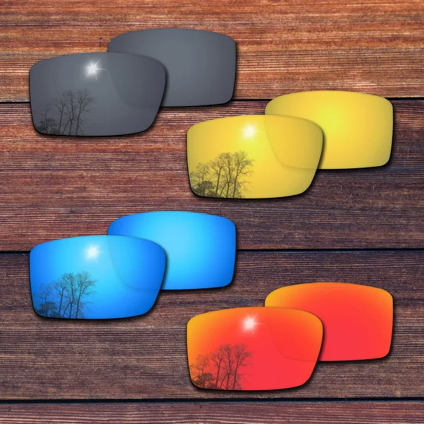 4 Pairs OOWLIT поляризованные Сменные линзы для-солнцезащитные очки Oakley Gascan солнцезащитные очки с оправой-сорта - Цвет линз: 4 Pairs