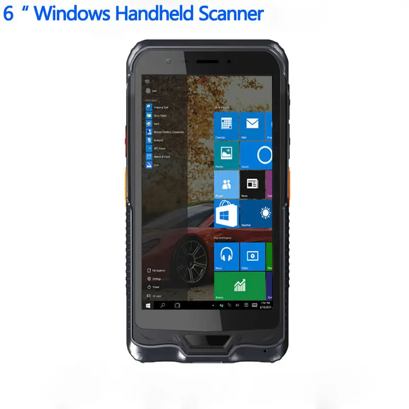 Ручной лазерный сканер штрих кодов для ПК открытый 2D Bluetooth PDA Windows 10 IOT IP67