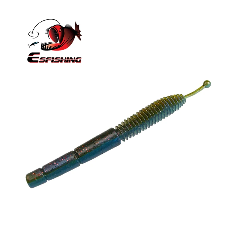 Esfishing, Мягкая приманка, Круз червь, 125 мм, 8,5 г, 6 шт., силиконовая приманка для рыбалки, аксессуары, Iscas, искусственная наживка, похожая на жизнь - Цвет: B