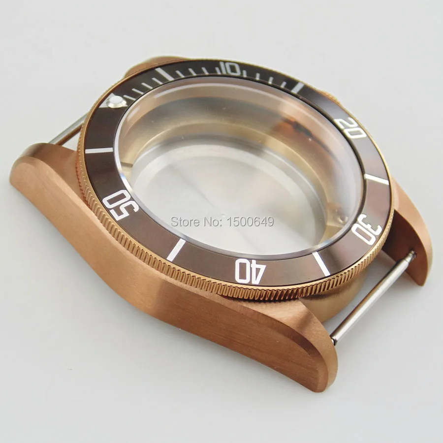 Чехол для часов 41 мм sapphire Coffee подходит ETA 2836 Miyota 8205/8215 DG2813 с автоматическим