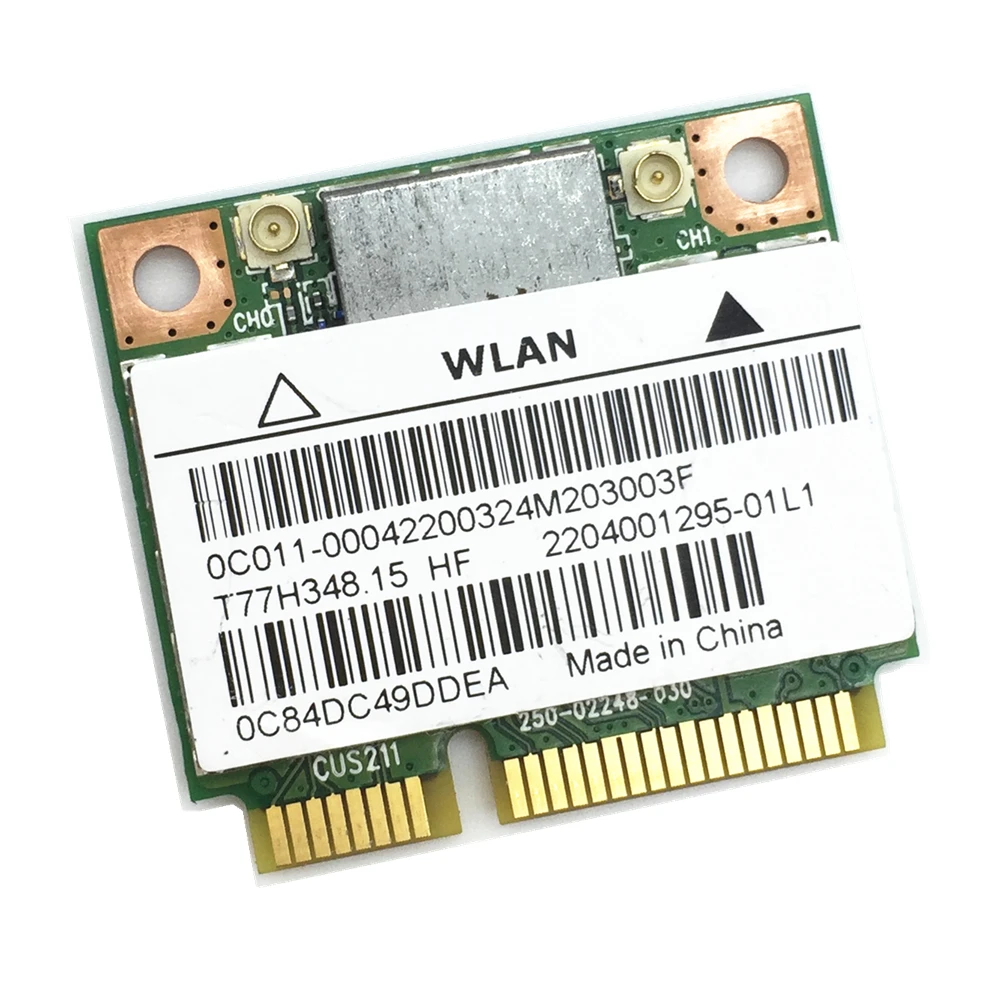 Для сетей Killer N1202 AR5B22 Двухдиапазонная N + BLUETOOTH BT беспроводная Wi-Fi карта |
