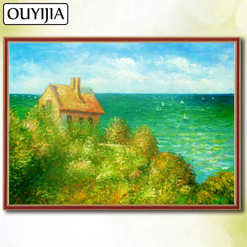 Monet 5D DIY алмазная живопись пейзаж цветы OUYIJIA вышивка картина для продажи стразы