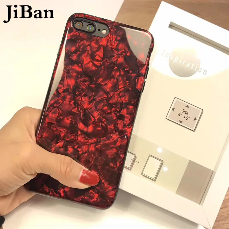 JiBan Роскошные Стразы Аметист чехол для iphone X Мода девушка фарфор мягкая задняя