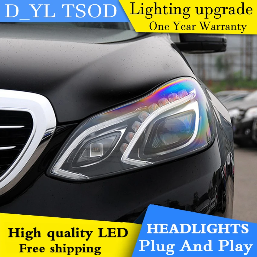 Стайлинга автомобилей головной светильник s для Benz e класс 2015 светодиодный