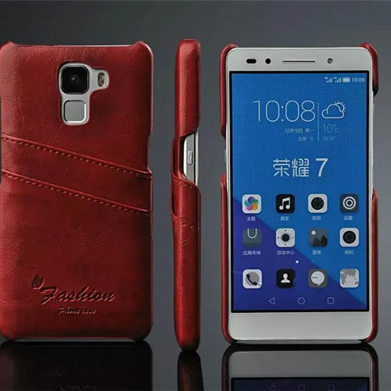 Для Huawei Honor 7 Чехол Роскошный футляр из искусственной кожи масло воск текстура