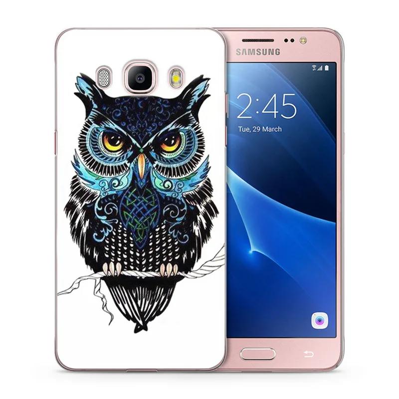 Для Samsung Galaxy A3 A5 2017 чехол мягкий тигр филин Роза узор окрашенный для телефона S8plus