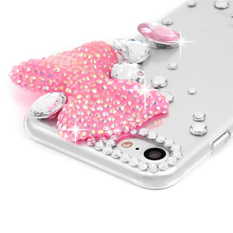 YOKIRIN Алмазный чехол для iPhone 5 5S SE 6 S 7 Plus iPod Touch горный хрусталь задняя крышка Samsung