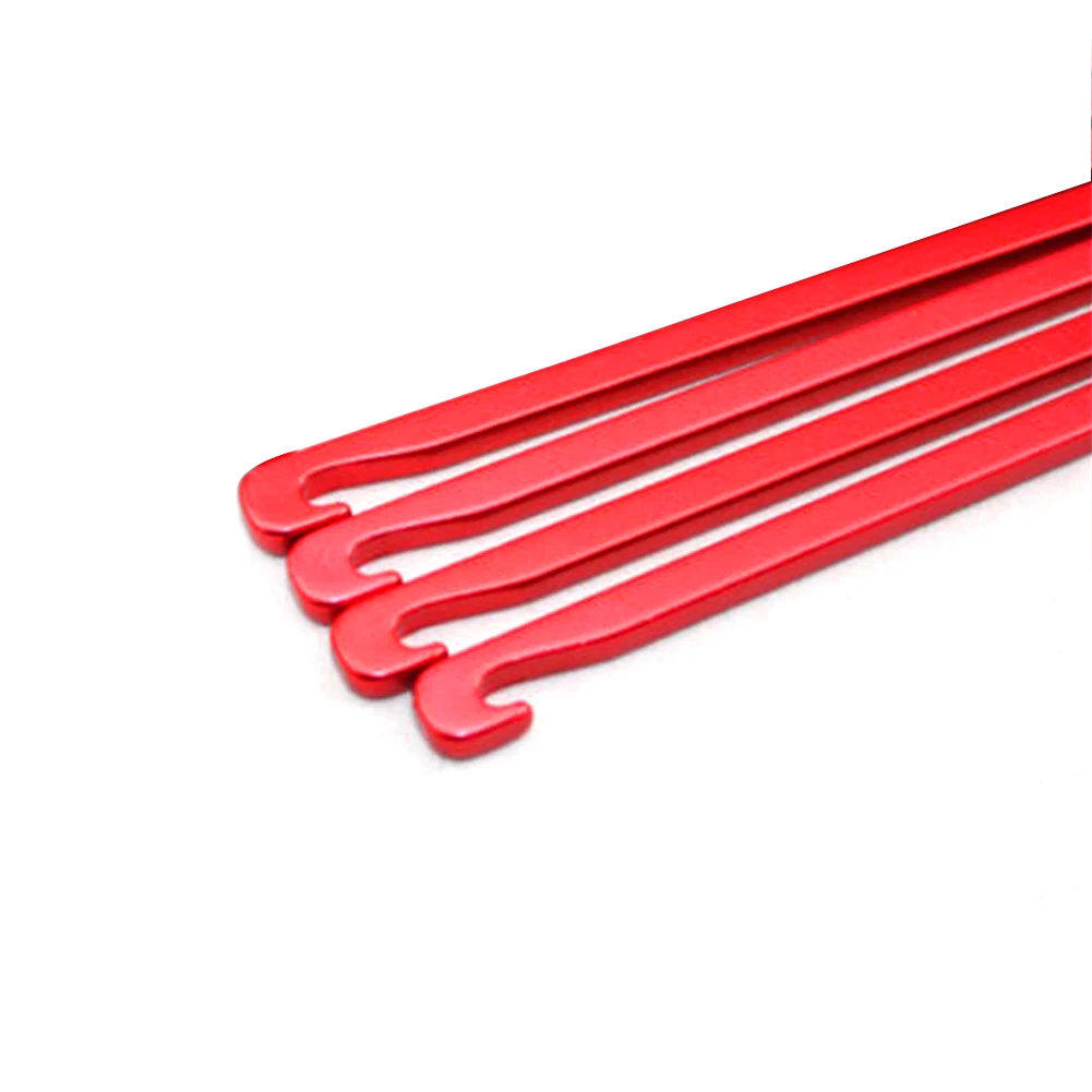 4 шт Алюминий приспособление для кемпинга палатка ногтей Открытый квадратная Peg