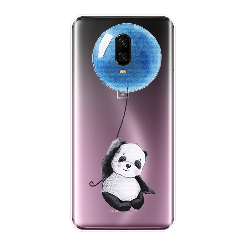 Для One Plus 3 3T 5T 6T чехол силиконовый мягкий Кот медведь лиса панда Лев Слон задняя