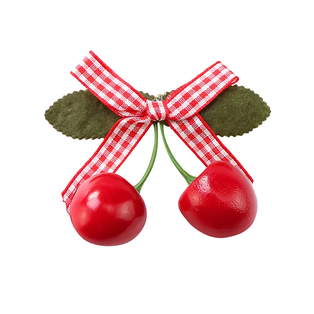 Заколки для волос девочек детские заколки маленьких мультяшная вишневая бабочка