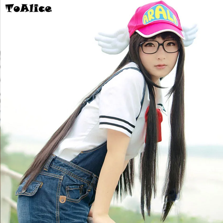 Короткая футболка с героями из японского аниме милый Dr. Спад Arale крыльями ангела