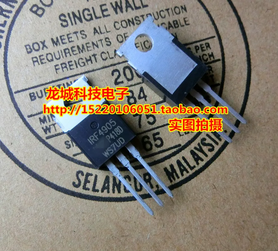 IR New IRF4905 FET IRF4905PBF 74A / 55V 200W TO-220 | Электронные компоненты и принадлежности