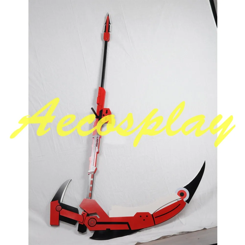 RWBY Рубиновая Роза полумесяц Снайпер-коса Реплика реквизит косплея из ПВХ 180 см Хэллоуин оружие