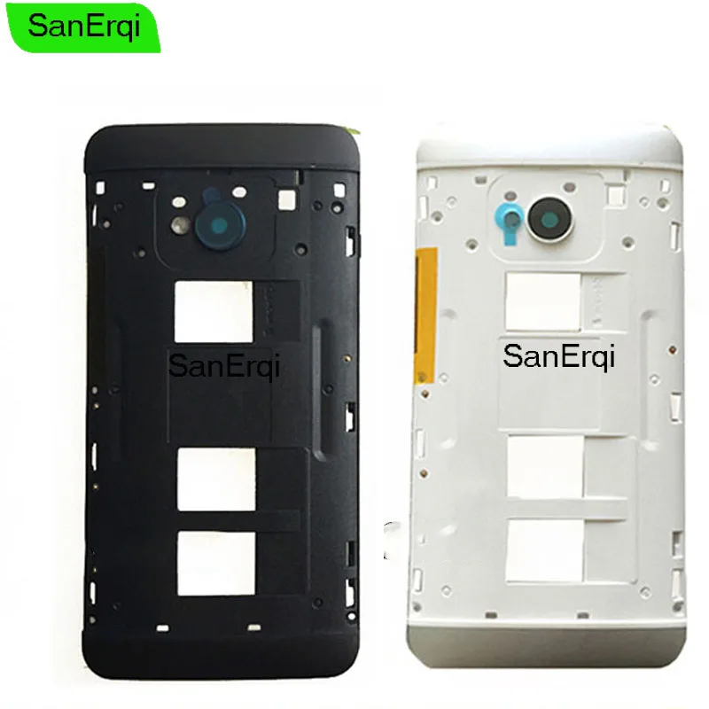 Средняя рамка задняя панель Корпус для HTC One M7 Dual Sim 802t 802d 802w крышка с кнопкой