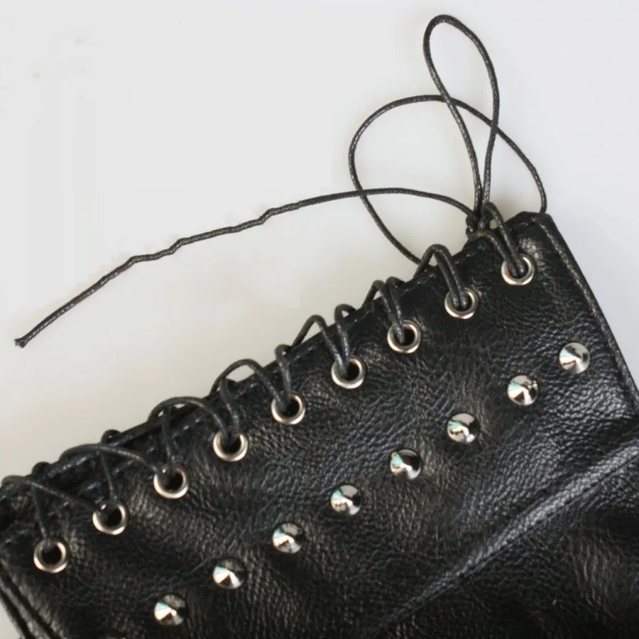 Женская Талия Тренер Широкий Пояс Корсет Кожаный Зашнуровать Бинты 2017 Новая