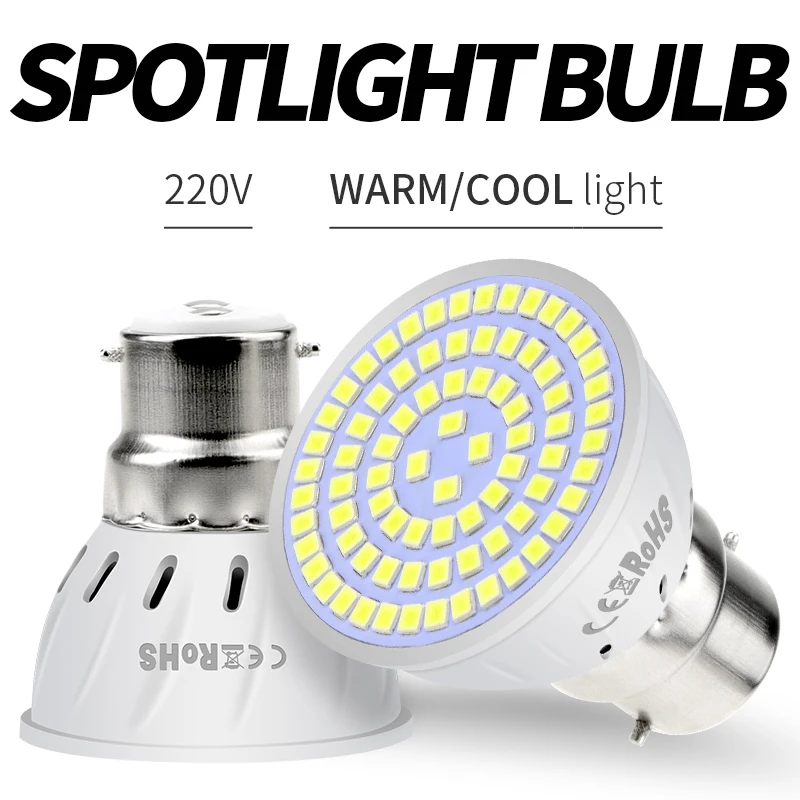 

GU10 Led Lamp 220V Bombilla Led E27 Spotlight SMD2835 MR16 Led Corn Bulb 4W 6W 8W Spot Light E14 Home Ampoule Ceiling Light B22