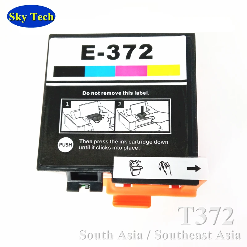 T372 качественный совместимый картридж для Epson PictureMate PM-520. T372/T3720/E-372 для PM520