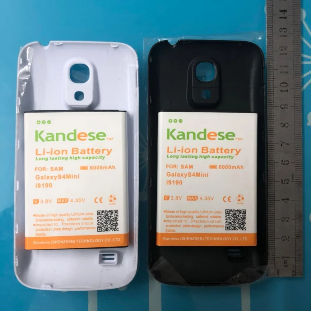 100% Оригинальный сотовый телефон B500AE запасная Батарея 6000 мАч для Samsung GALAXY S4 Mini I9190