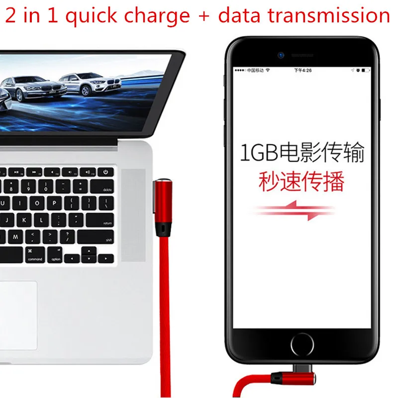 1 м нейлоновое USB 3 Type C usb быстрое зарядное устройство для samsung galaxy s8 s9 s10 a40 Xiaomi Mi 8 9 9T