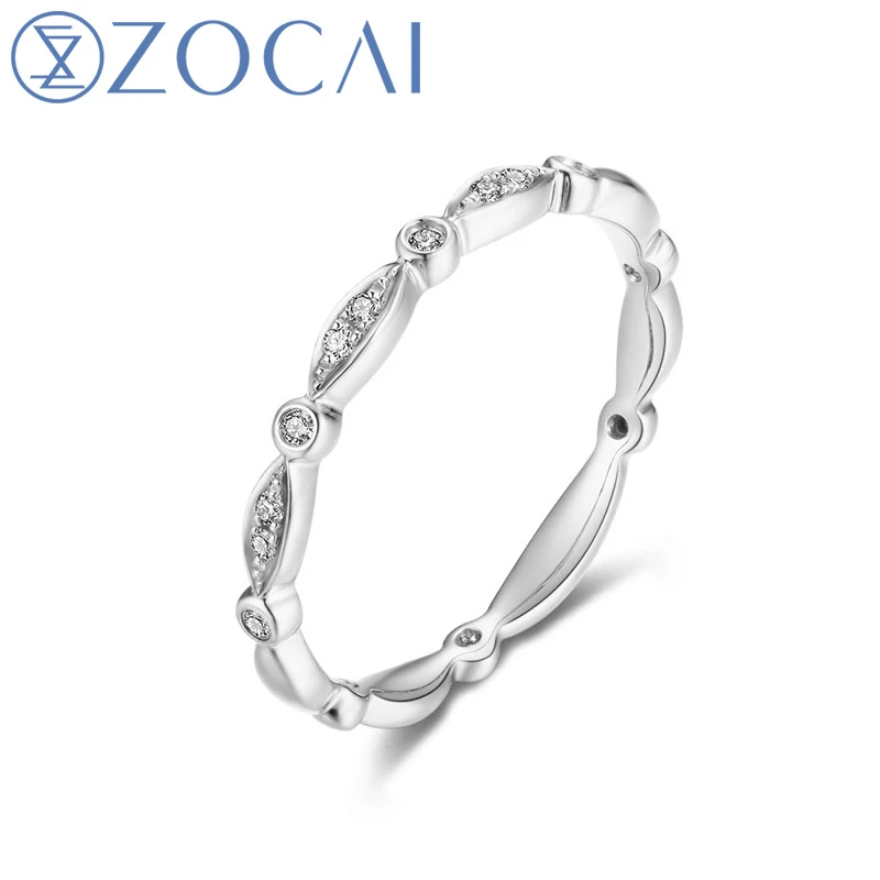 Женское кольцо из 18 каратного розового золота с круглым бриллиантом 100% карат|18k