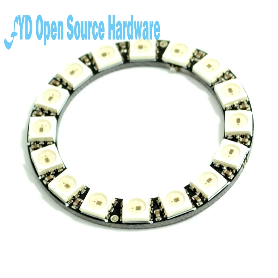 

16 bit WS2812 5050 RGB LED Smart full-color RGB lamp ring development board - big ring 1000pcs/lot