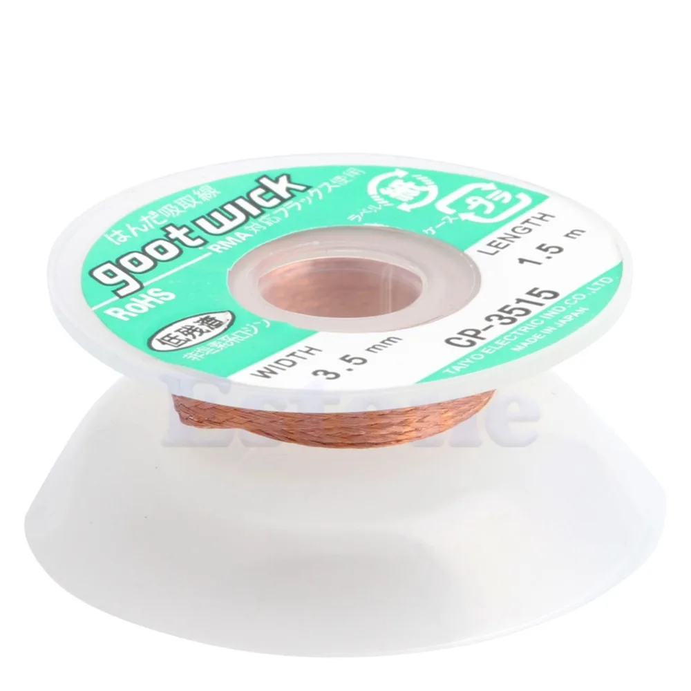 

1PC New 5 ft 3.5mm Desoldering Braid Solder Remover Wick CP-3515