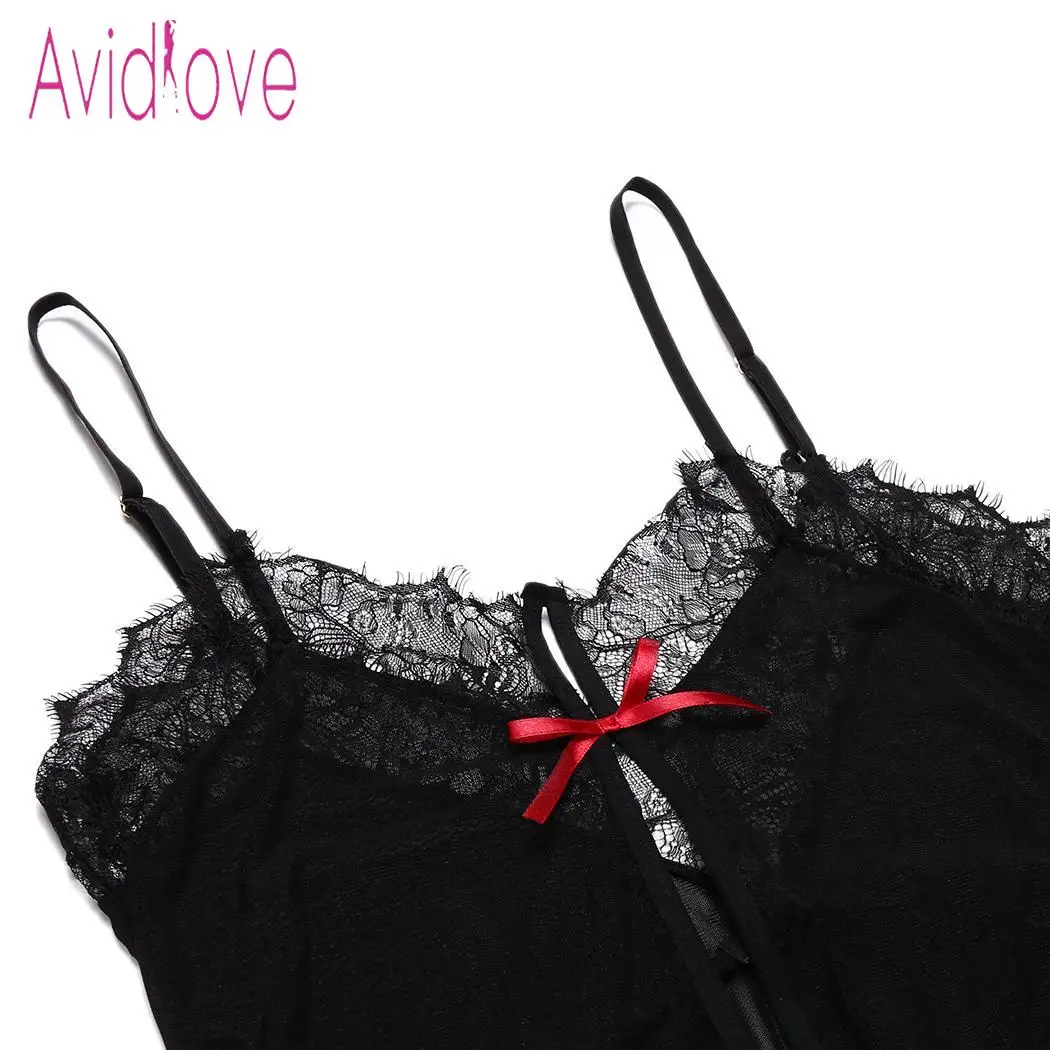 Avidlove женское сексуальное нижнее белье костюмы обтягивающие боди кружевное