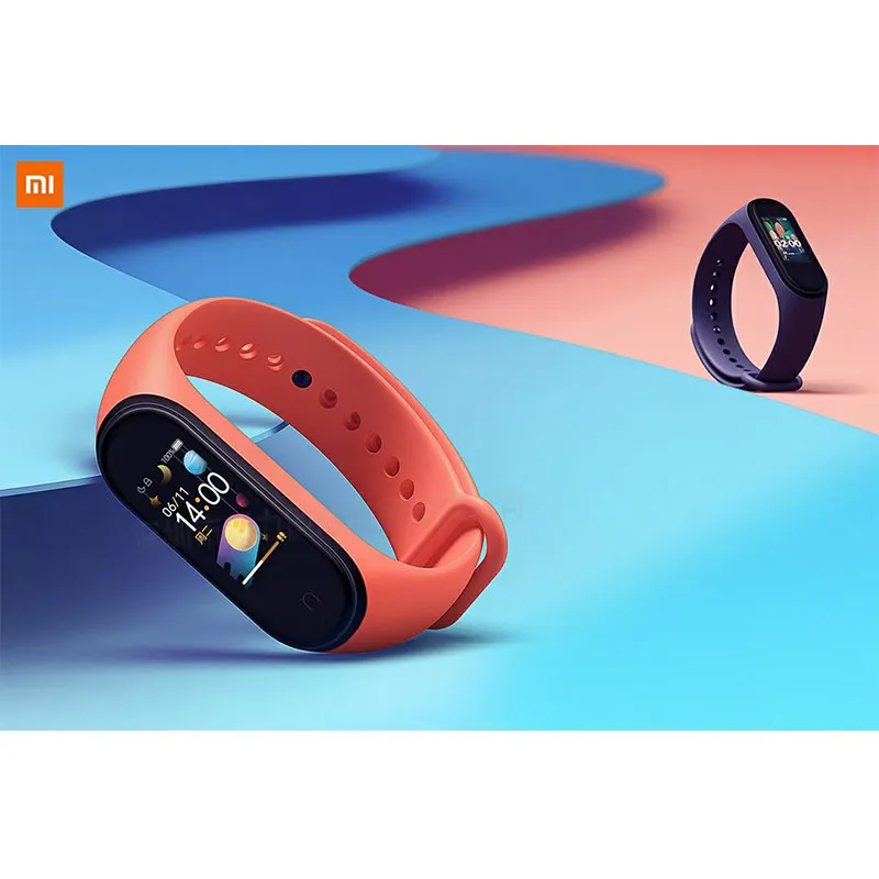 Xiaomi mi Band 4 mi band 4 глобальная версия новейший Bluetooth 5,0 Браслет Фитнес браслет сердечного ритма китайская версия