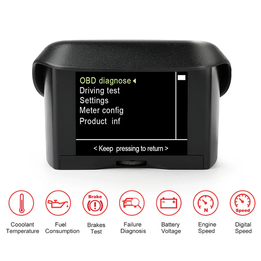 Автомобильный сканер 2018 OBD2 A202 Smart OBDII автомобильный измеритель скорости воды