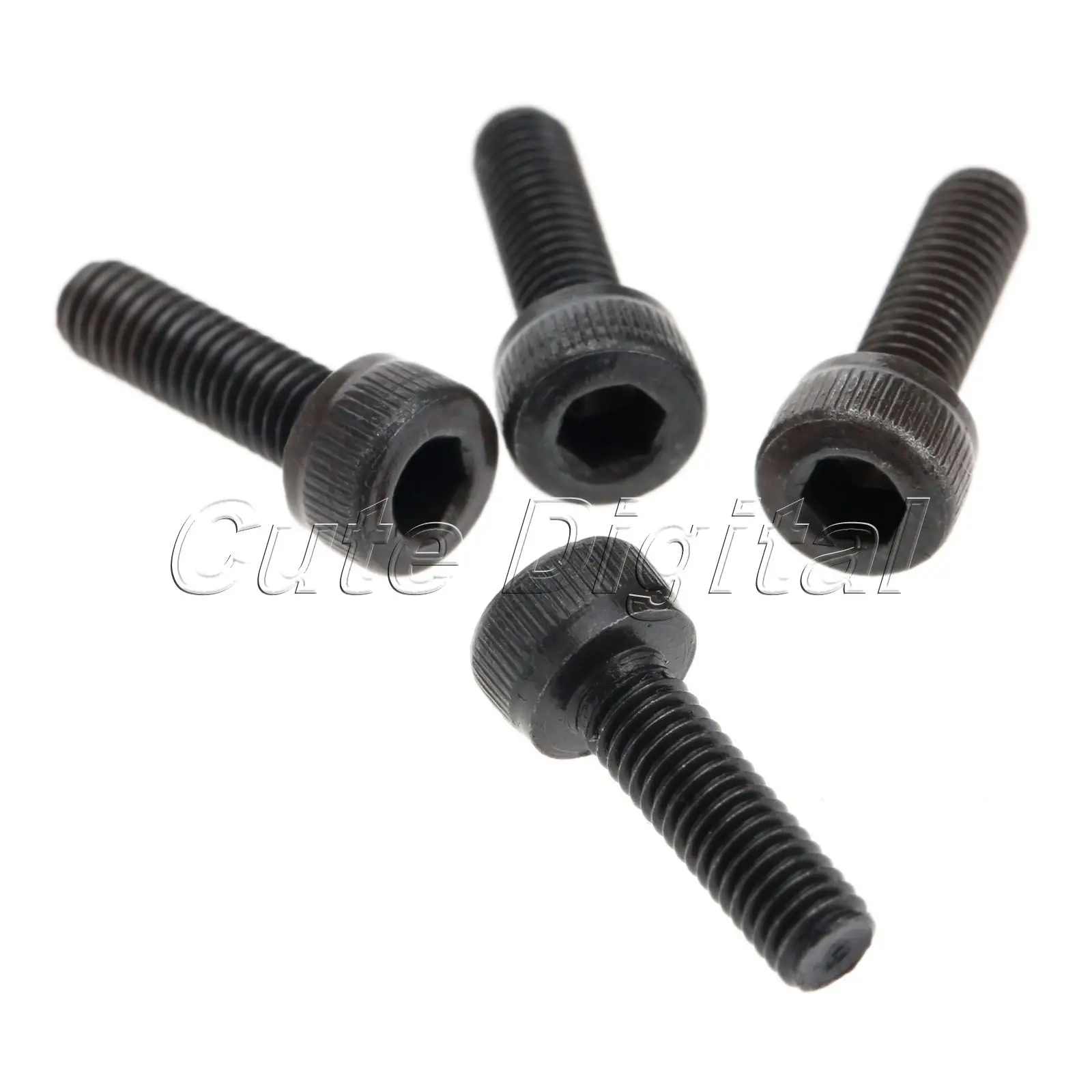 50Pcs M3 x10mm Black Allen Hexagon Repair Screw Hex Socket Head Screws Metal Fasteners Bolts Wooden Box Accessories Wholesale |
